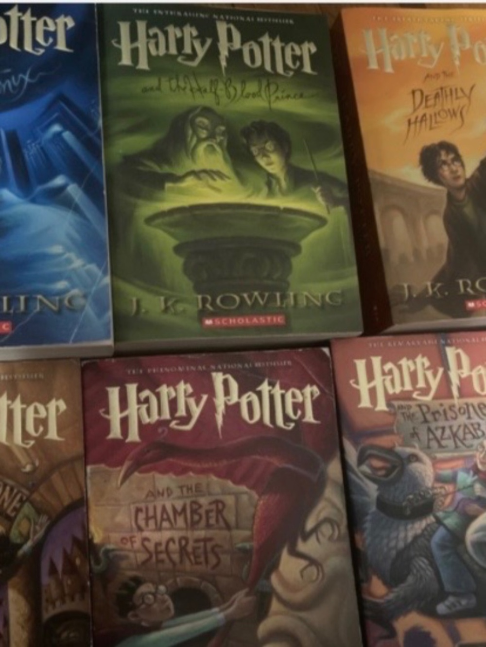 Harry Potter book 1-7 paperback used